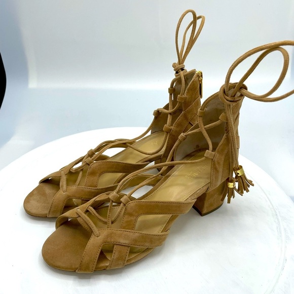 MICHAEL Michael Kors Mirabel Suede Lace-Up Sandal - Picture 1 of 9